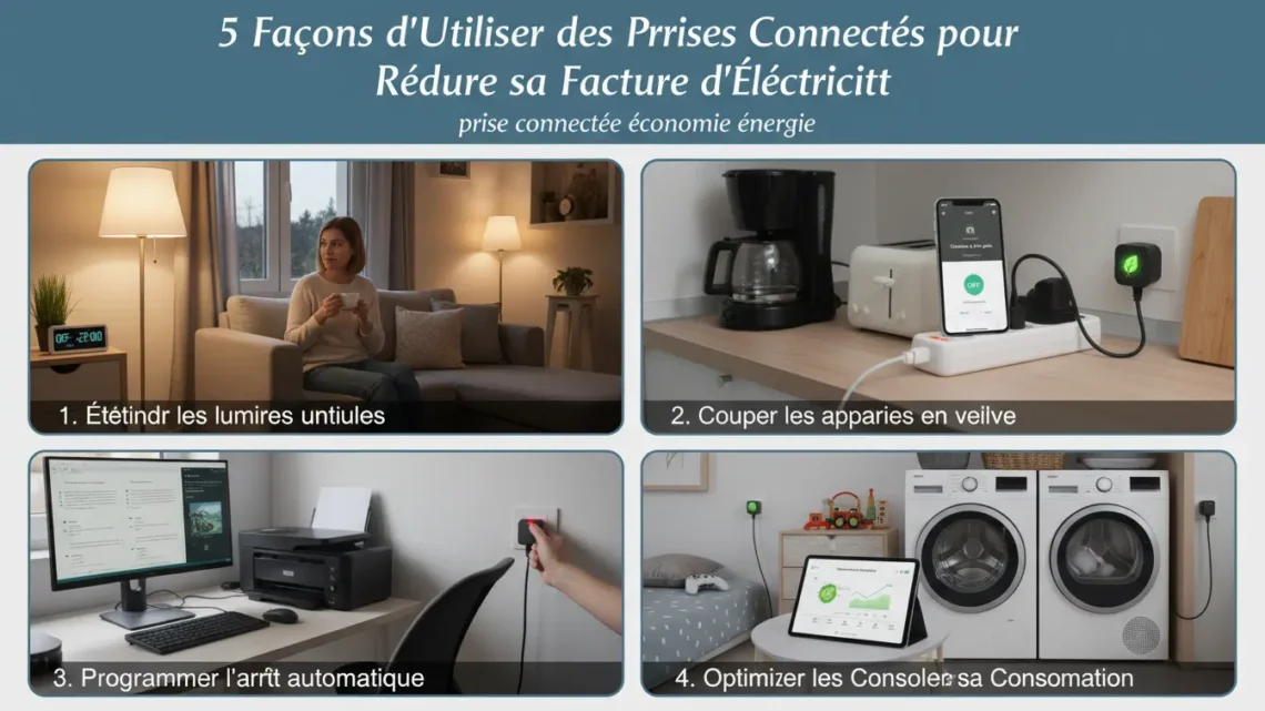 5 Façons d&rsquo;Utiliser des Prises Connectées pour Réduire sa Facture d&rsquo;Électricité