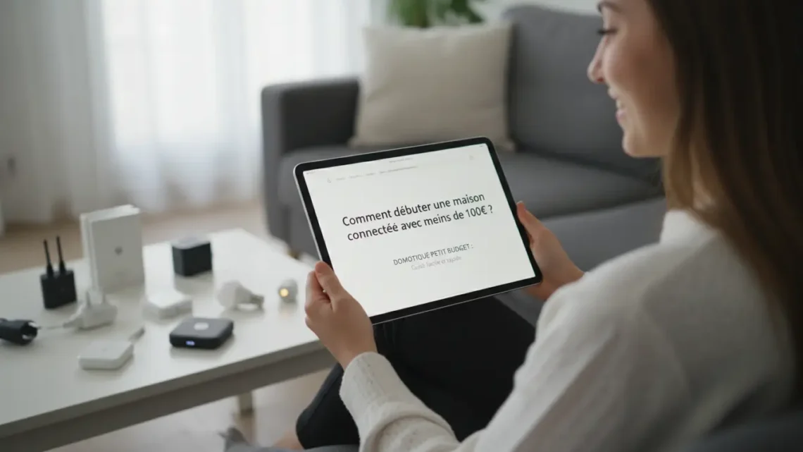 Comment débuter une maison connectée avec moins de 100€ ?