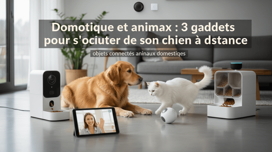 Domotique et animaux : 3 gadgets indispensables pour s&rsquo;occuper de son chien à distance